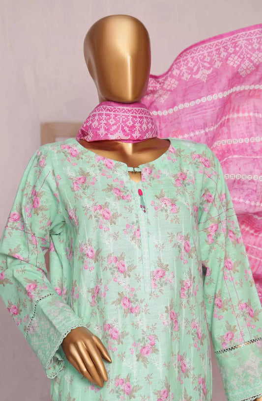 HZ Elite Khaddar Chikankari Collection 2024 - PK-14