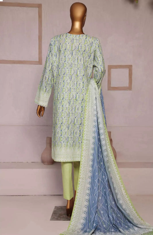 HZ Elite Khaddar Chikankari Collection 2024 - PK-16