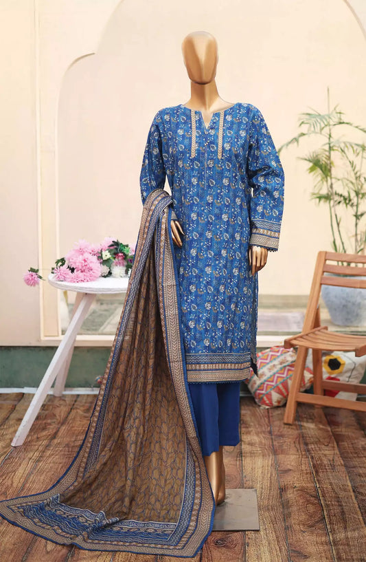 HZ Premium Khaddar Digital Printed Collection - PK 38
