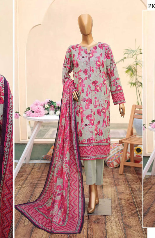 HZ Premium Khaddar Digital Printed Collection - PK 40