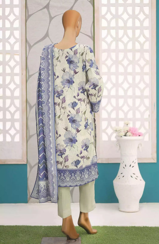 HZ Premium Khaddar Digital Printed Collection - PK 43