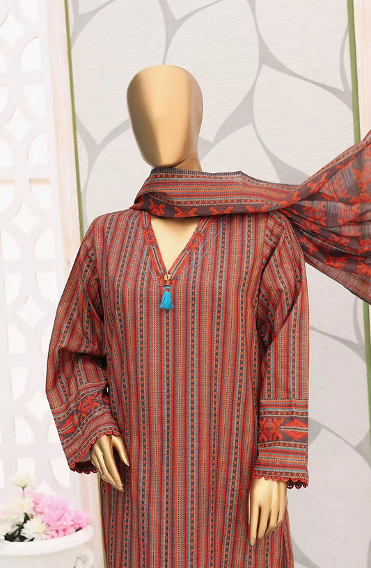 HZ Premium Khaddar Digital Printed Collection - PK 45