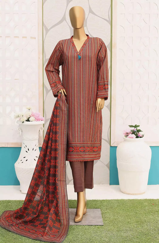 HZ Premium Khaddar Digital Printed Collection - PK 45