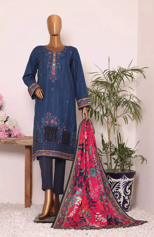 HZ Premium Khaddar Embroidered Collection - PKE 31
