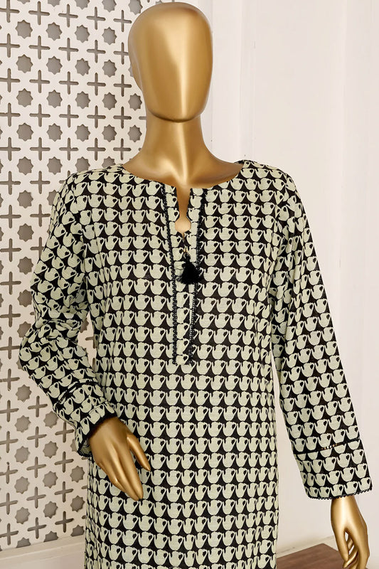 HZ Textiles Khaddar Separates Unstitched 2 Piece Winter Collection - PKS-1001-A