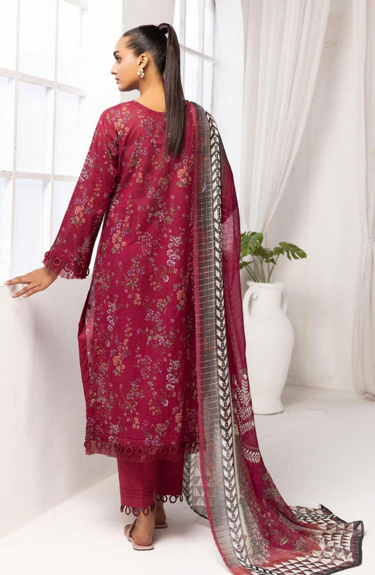 Printkari Embroidered and Unstitched Printed Collection By NUR Vol 03 - PN 23