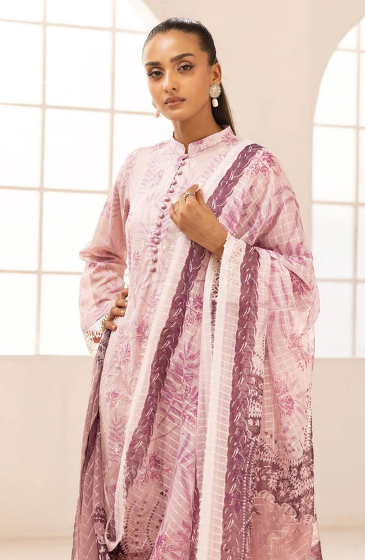 Printkari Embroidered and Unstitched Printed Collection By NUR Vol 03 - PN 27
