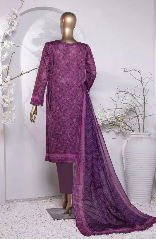 HZ Platinum Digital Printed Cotton Lawn Collection 2024 - PPC-198