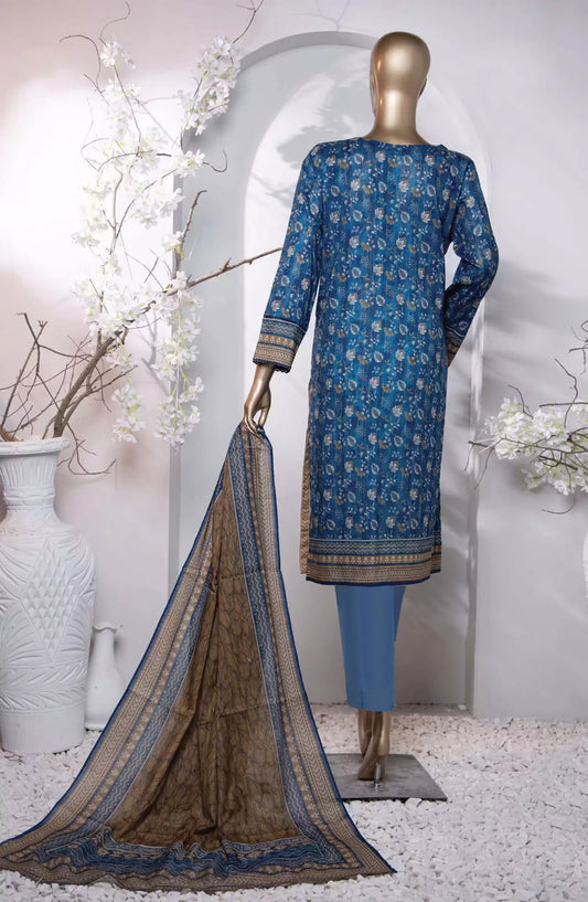 HZ Platinum Digital Printed Cotton Lawn Collection 2024 - PPC-200