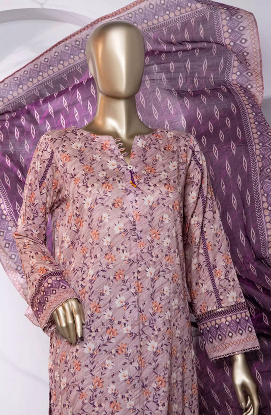 HZ Platinum Digital Printed Cotton Lawn Collection 2024 - PPC-202