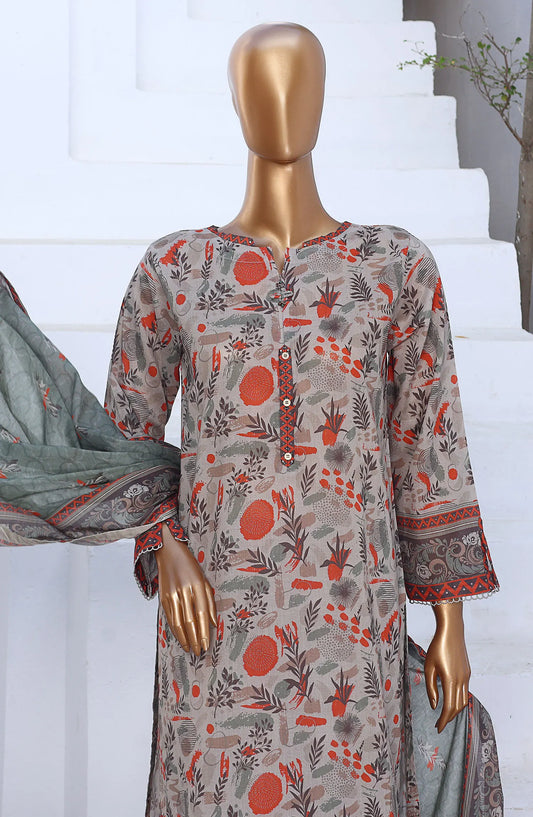 HZ Platinum Digital Printed Lawn Collection 2024 - PPC 23