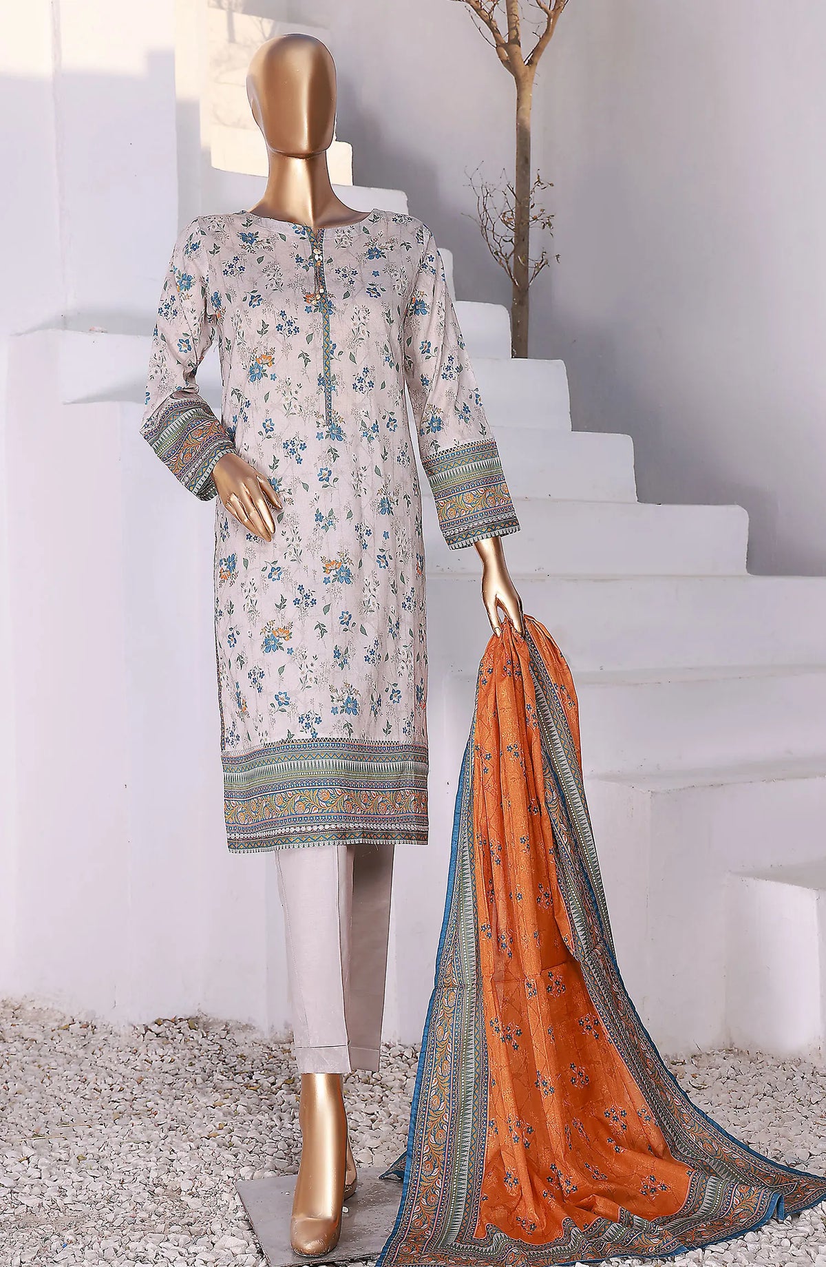 HZ Platinum Digital Printed Lawn Collection 2024 - PPC 24