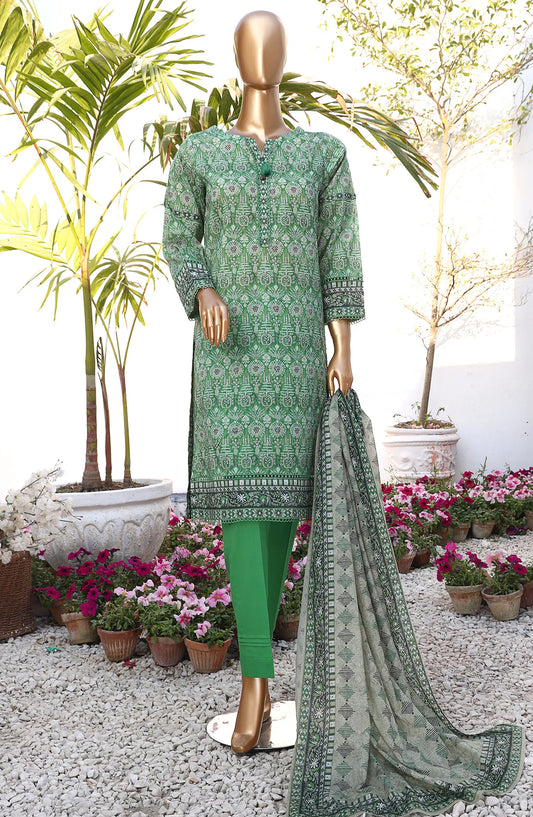 HZ Platinum Digital Printed Lawn Collection 2024 - PPC 27
