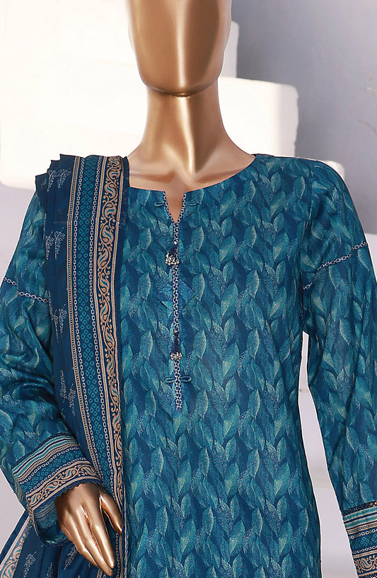 HZ Platinum Digital Printed Lawn Collection 2024 - PPC 30