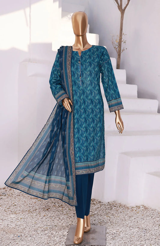 HZ Platinum Digital Printed Lawn Collection 2024 - PPC 30