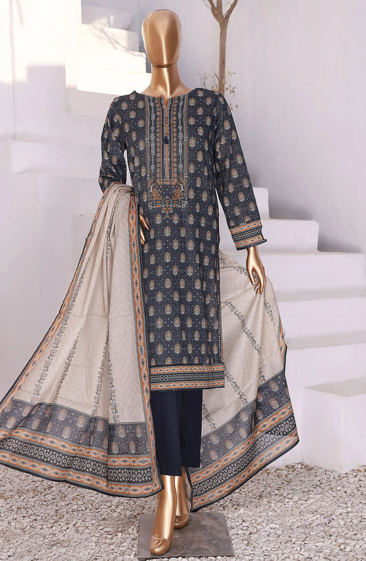 HZ Platinum Digital Printed Lawn Collection 2024 - PPC 32