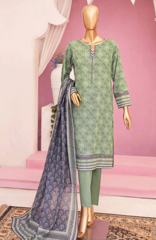 HZ Platinum Digital Printed Lawn Collection - PPC 74