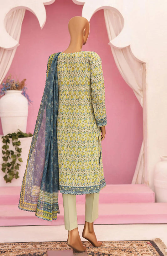 HZ Platinum Digital Printed Lawn Collection - PPC 77