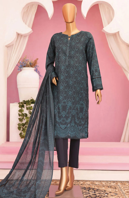 HZ Platinum Digital Printed Lawn Collection - PPC 81