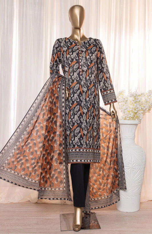 HZ Platinum Digital Printed Lawn Collection 2024 - PPC 113