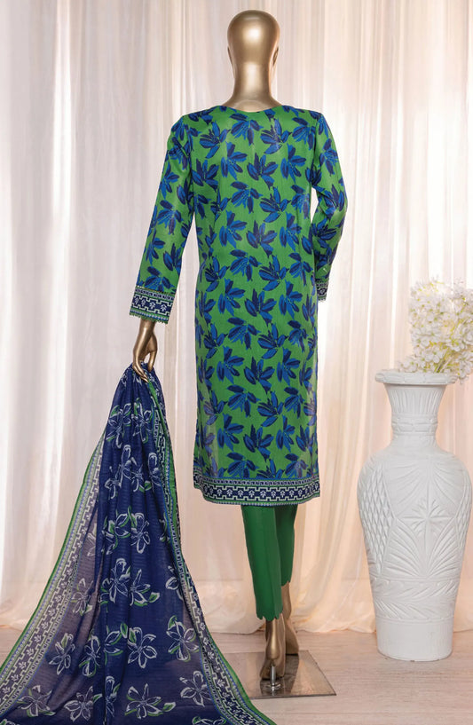 HZ Platinum Digital Printed Lawn Collection 2024 - PPC 114