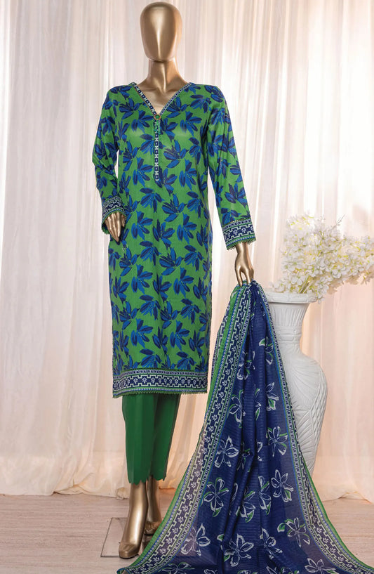 HZ Platinum Digital Printed Lawn Collection 2024 - PPC 114