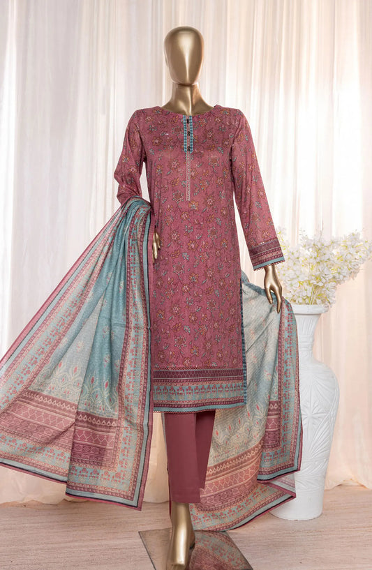 HZ Platinum Digital Printed Lawn Collection 2024 - PPC 117