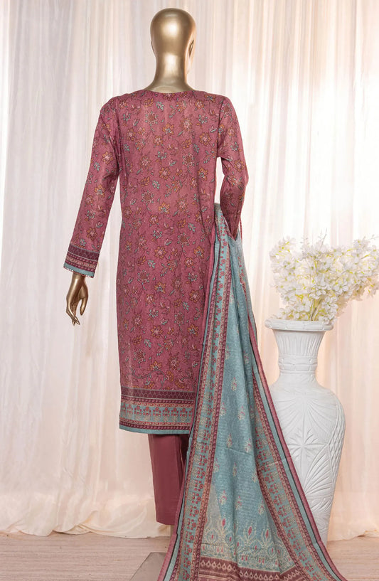 HZ Platinum Digital Printed Lawn Collection 2024 - PPC 117