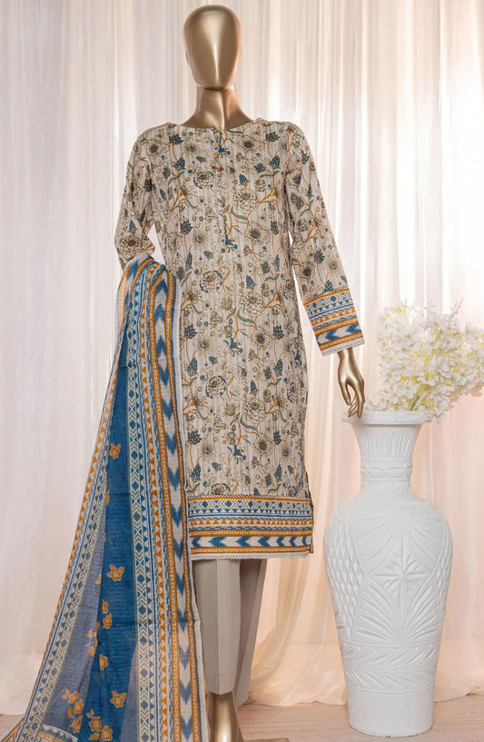 HZ Platinum Digital Printed Lawn Collection 2024 - PPC 118