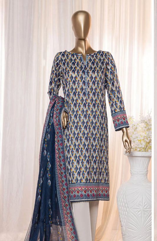 HZ Platinum Digital Printed Lawn Collection 2024 - PPC 119