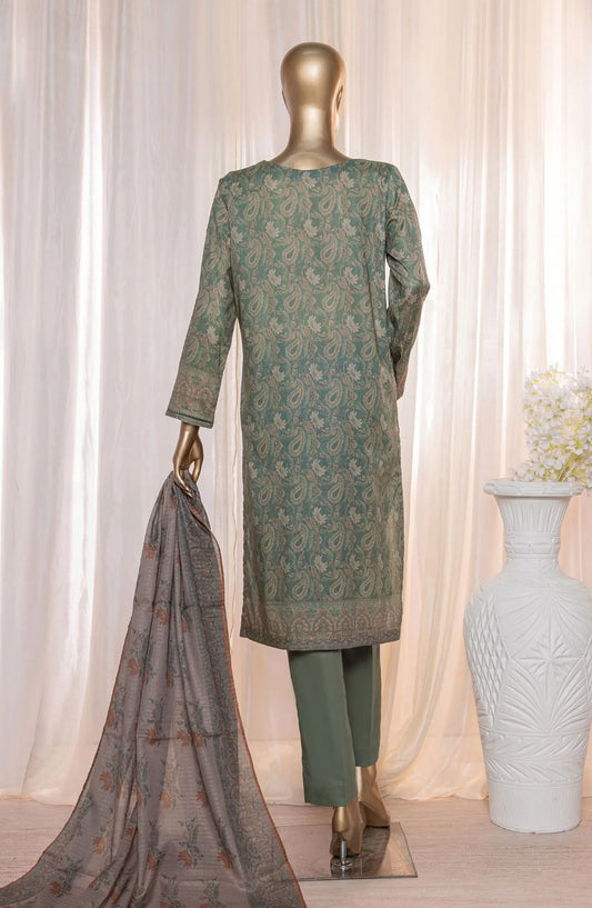 HZ Platinum Digital Printed Lawn Collection 2024 - PPC 122