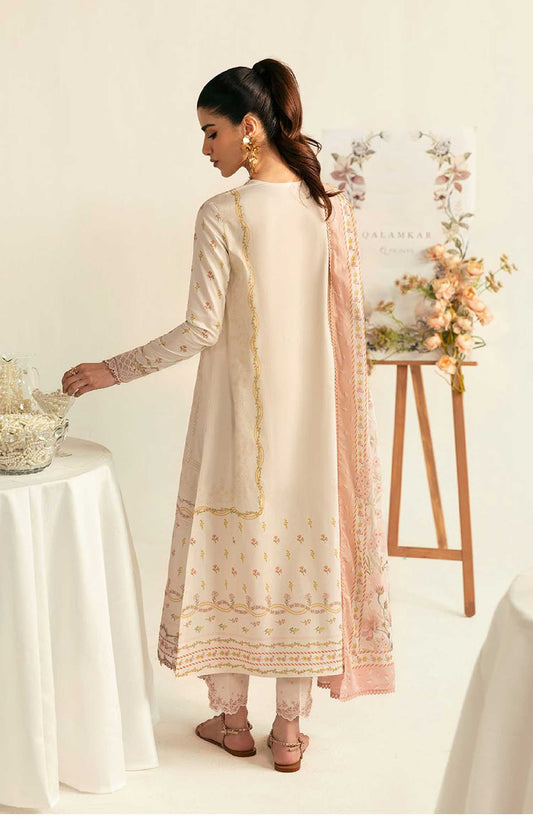 QPrints by Qalamkar Embroidered Lawn Unstitched 3 Piece - PQ 1 A Nena - Q25QP - Summer Collection