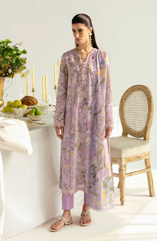 QPrints by Qalamkar Embroidered Lawn Unstitched 3 Piece - PQ 4 A Nami - Q25QP - Summer Collection