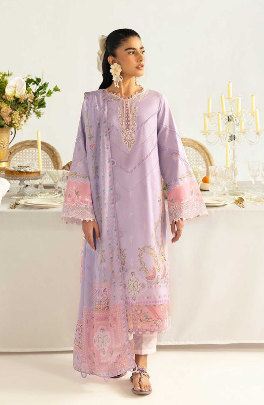 QPrints by Qalamkar Embroidered Lawn Unstitched 3 Piece - PQ 5 B Isla - Q25QP - Summer Collection
