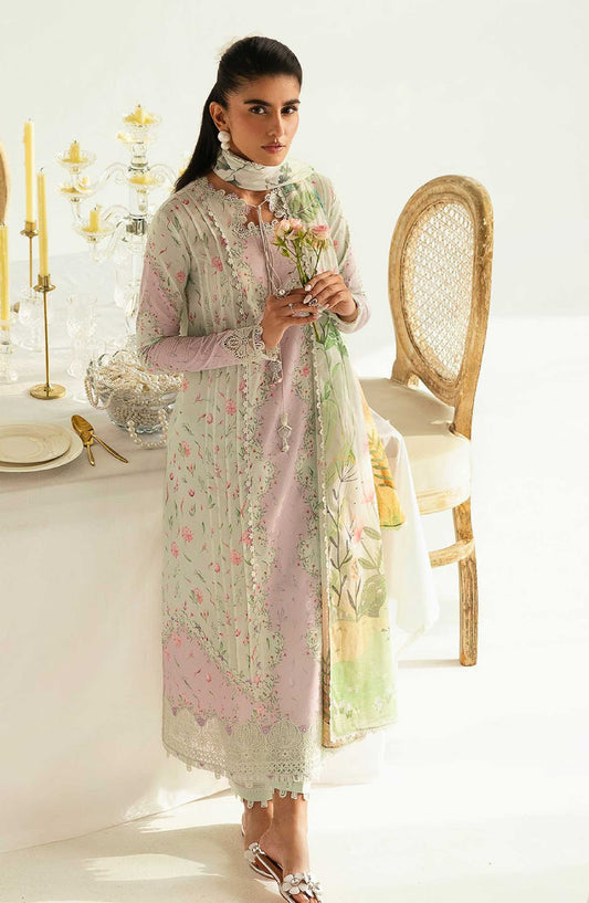 QPrints by Qalamkar Embroidered Lawn Unstitched 3 Piece - PQ 7 A Lira - Q25QP - Summer Collection