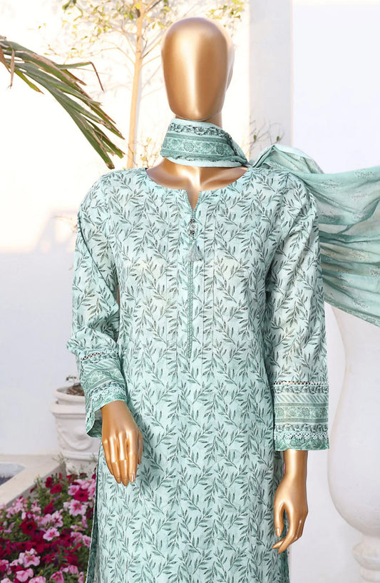 HZ RTW Summer Vibes Printed Lawn Collection Vol 01 - PSL 409 GREEN