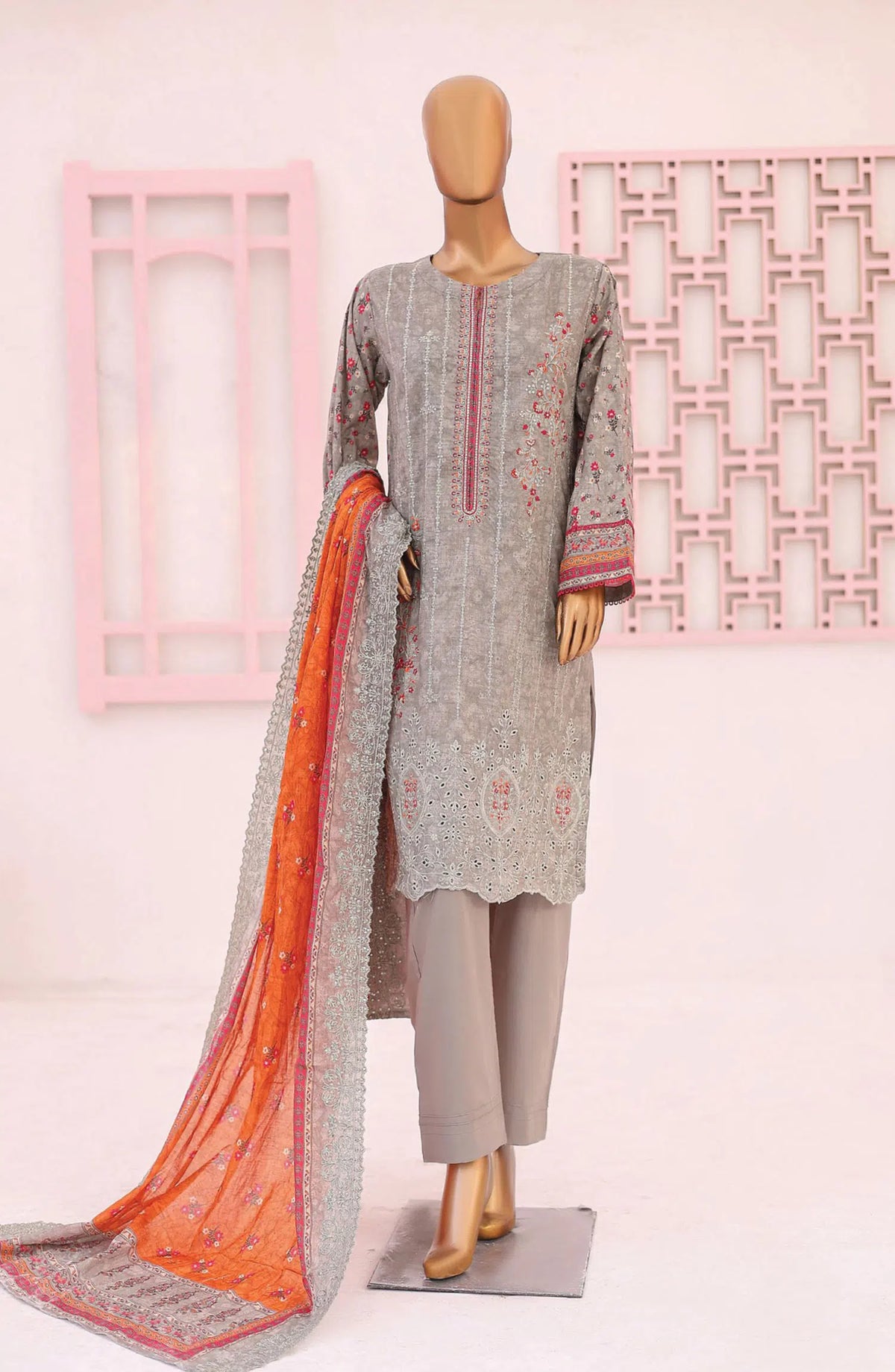 Premium Embroidered Lawn Vol 9 by Riwayat - R 24236
