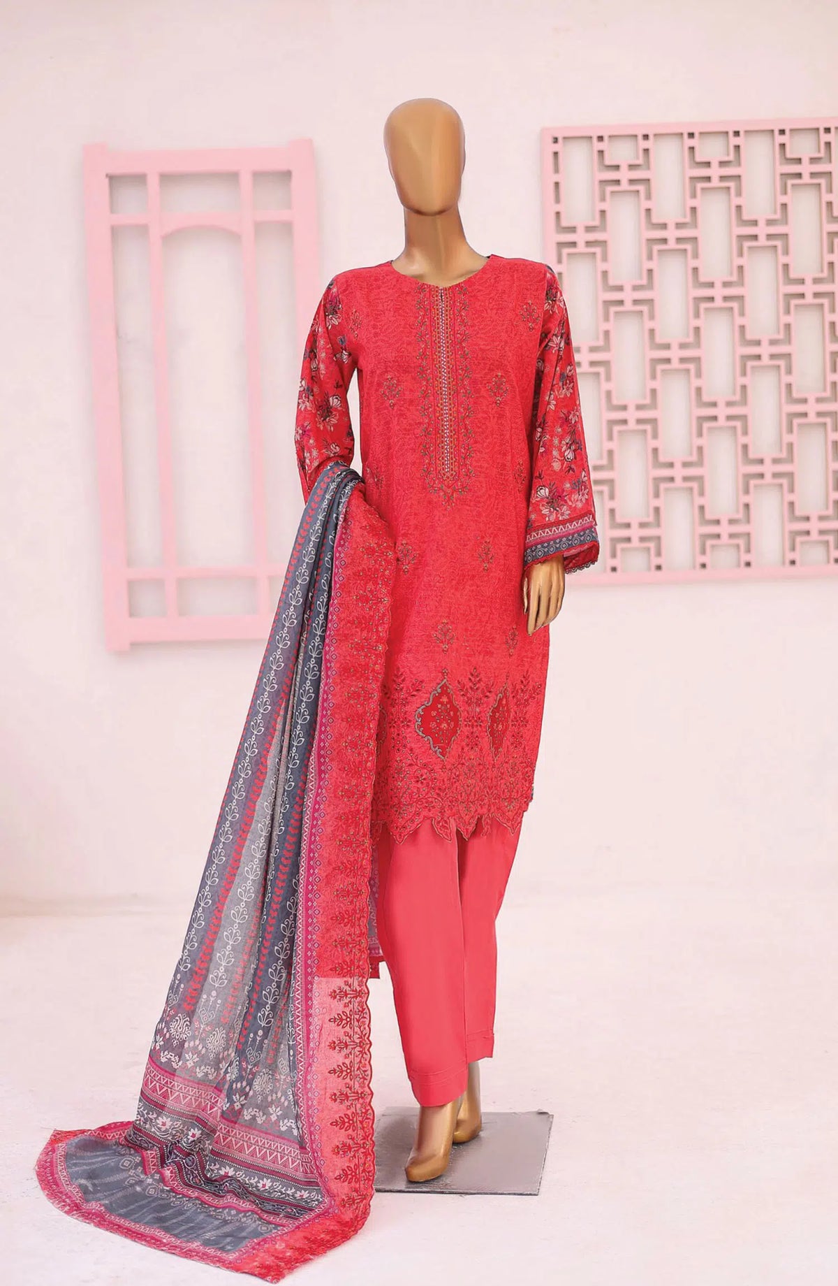 Premium Embroidered Lawn Vol 9 by Riwayat - R 24244