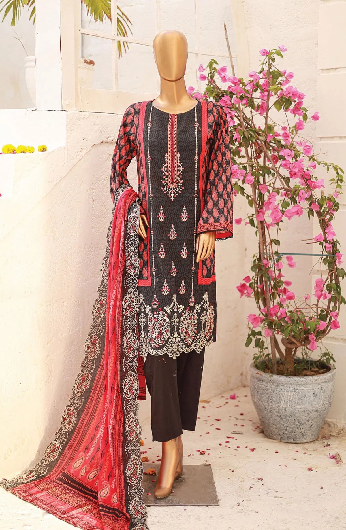 Premium Embroidered Lawn Vol 8 by Riwayat - R 24213