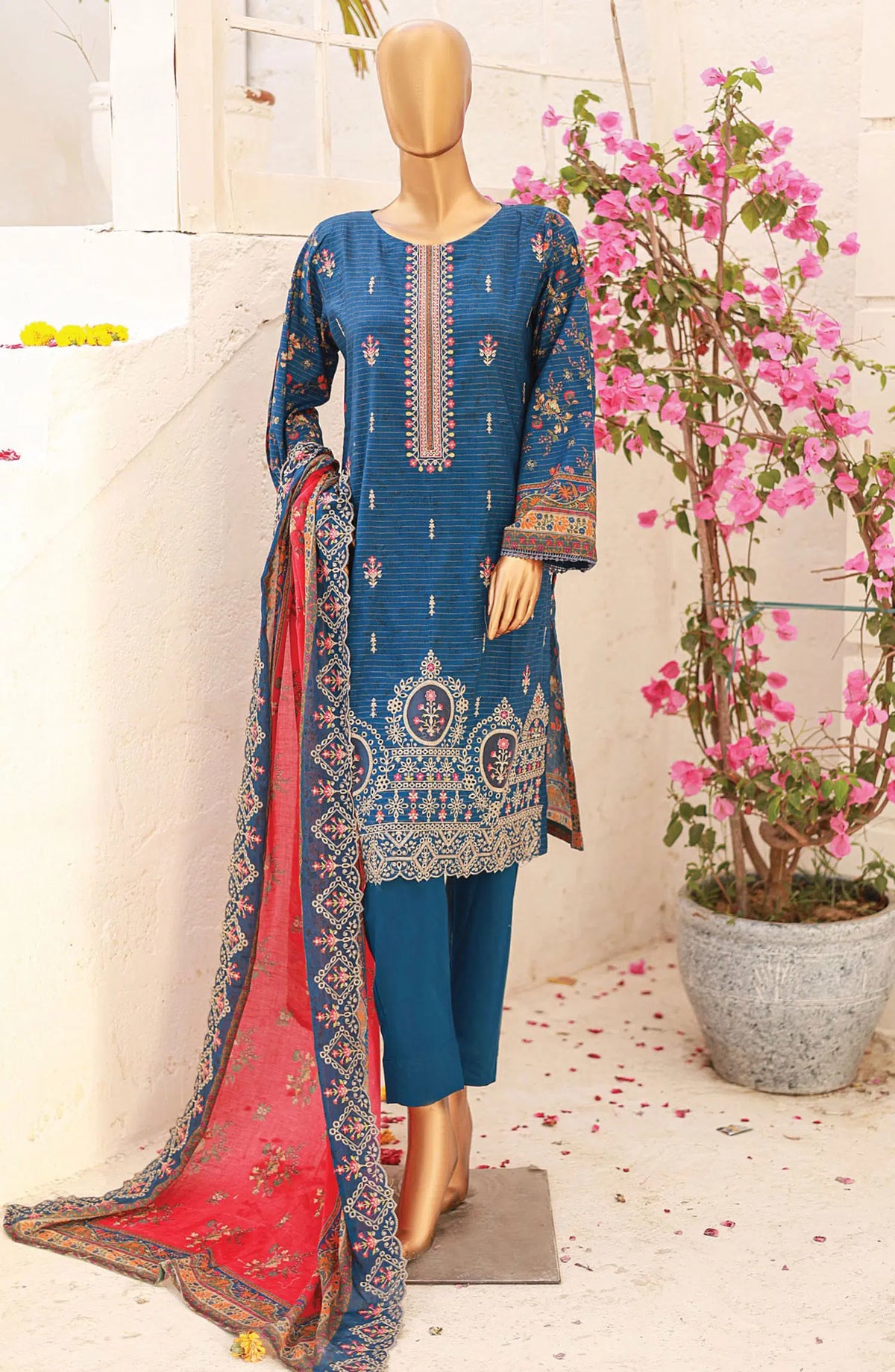 Premium Embroidered Lawn Vol 8 by Riwayat - R 24248