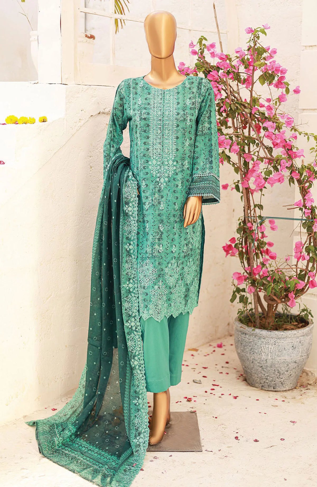 Premium Embroidered Lawn Vol 8 by Riwayat - R 24249