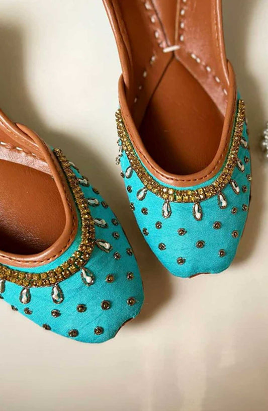 Khussa Darbar Festive Style Khussa Raindrop