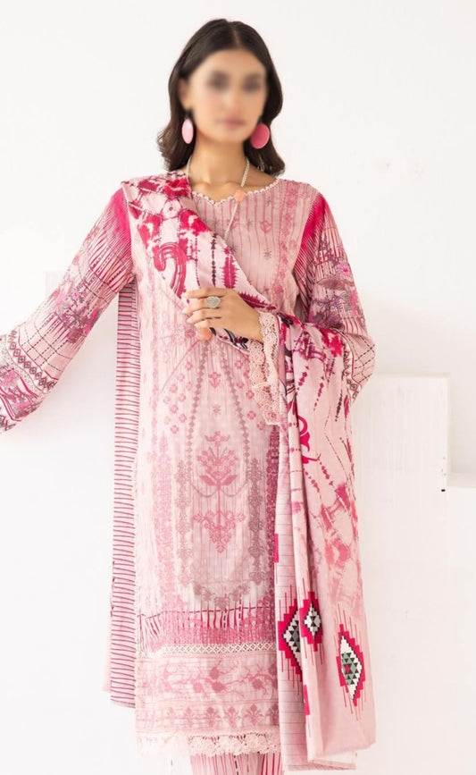 Rang Barang Embroidered and Printed Slub Collection - RB 07