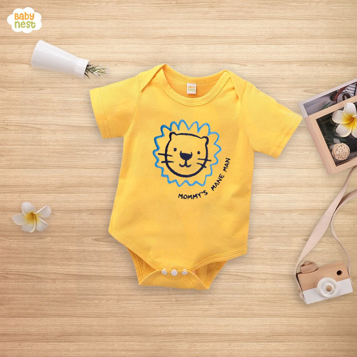 Lion - (Yellow) RBT 110-D6 Romper For Kids