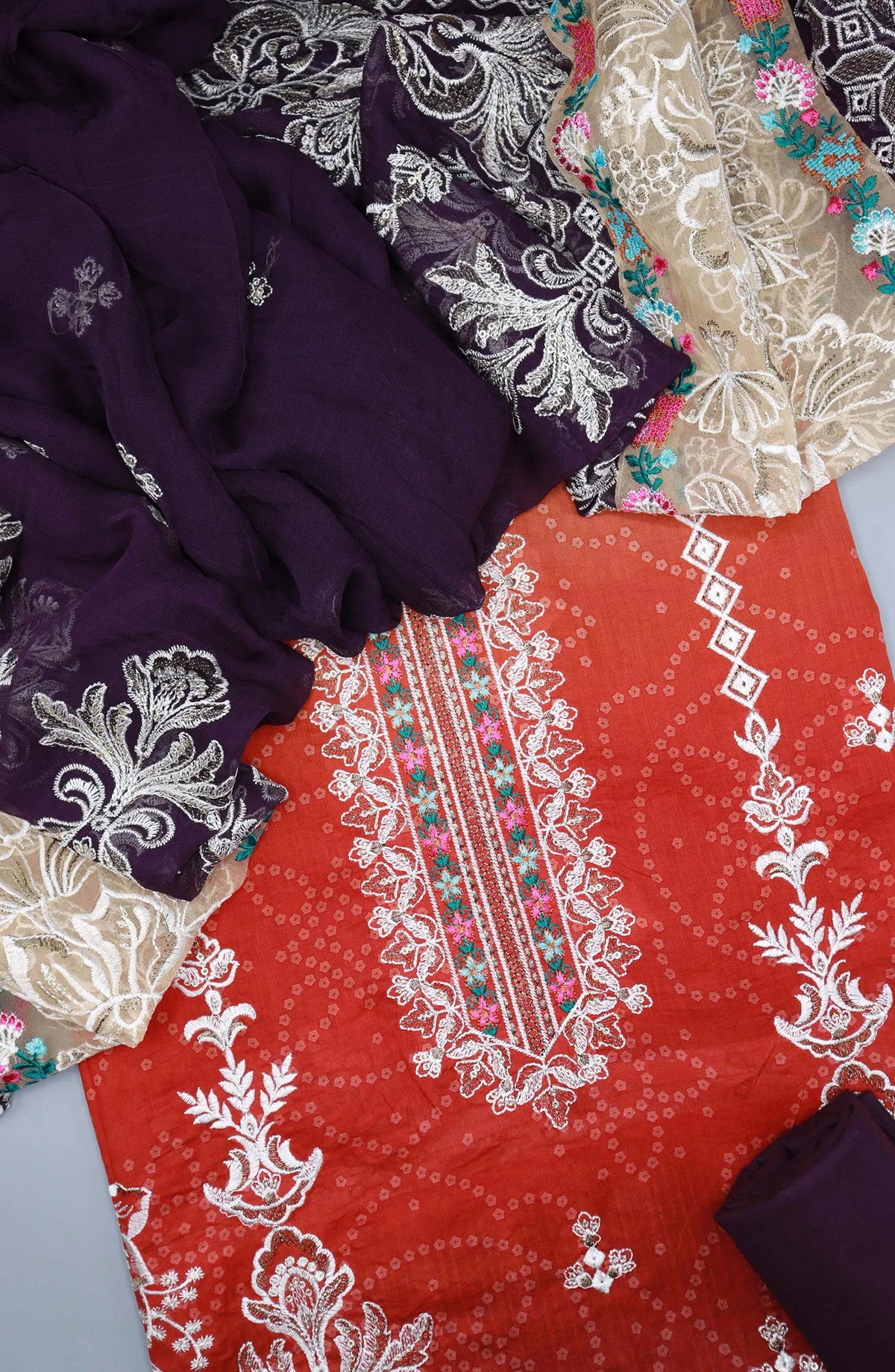 Rang Barang Unstitched Embroidered Lawn Collection 2024 - RBUEL-02