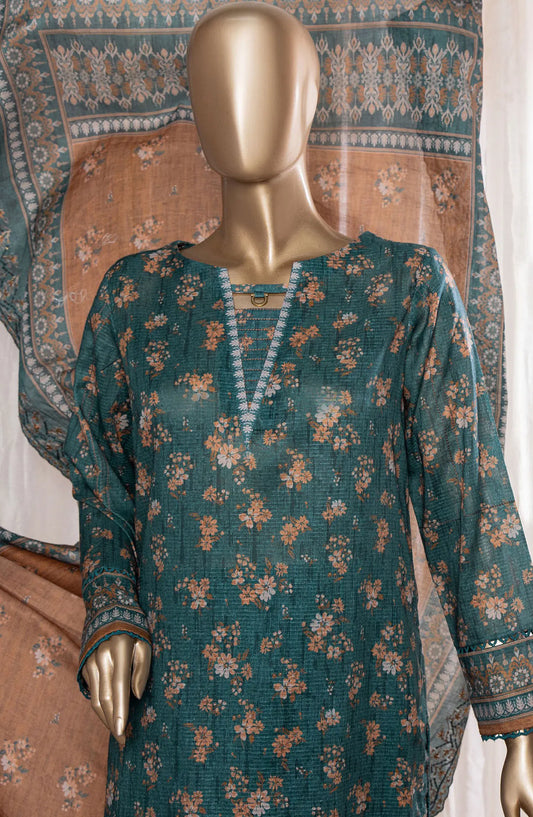 HZ Rimjhim Lawn Embroidered Cutwork Dupatta Collection - REC 128