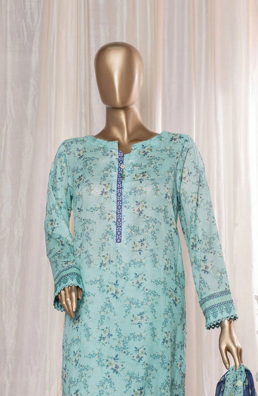 HZ Rimjhim Lawn Embroidered Cutwork Dupatta Collection - REC 130