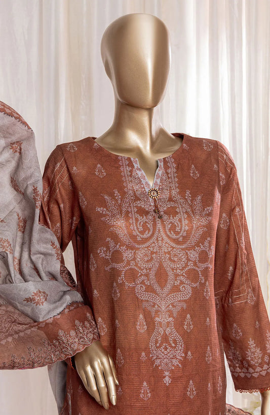 HZ Rimjhim Lawn Embroidered Cutwork Dupatta Collection - REC 132