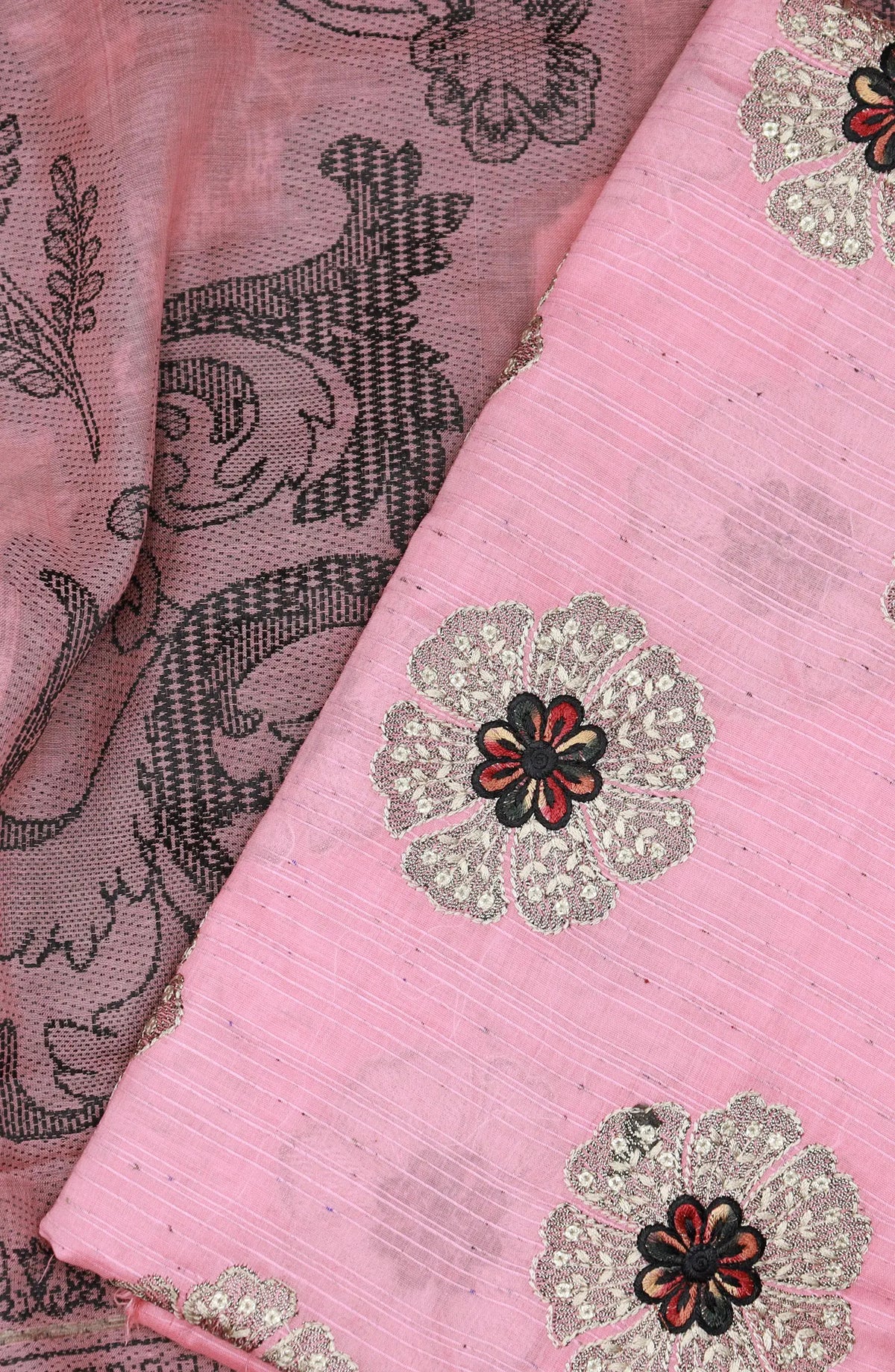 Roha Unstitched Luxury Embroidered Lawn With Jacquard Dupatta Collection 2024 - REJC 01