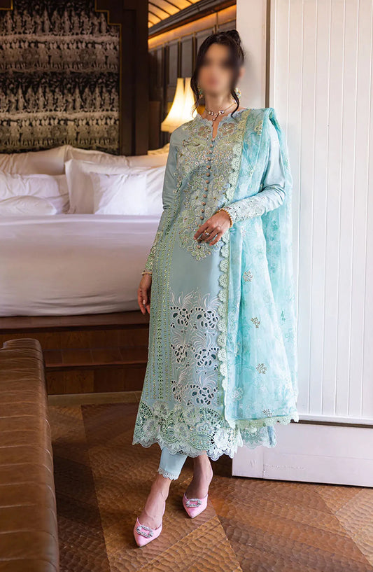 Mushq Orient Express Unstitched Luxury Lawn Collection 2024 - REVE